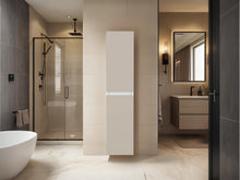 Mueble  Auxiliar para Baño High, Capri y Kronos Blanco, con espacio para almacenar objetos y es de facil instalación ZF