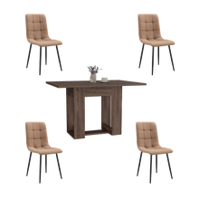 Combo Comedor Ostik, Incluye Comedor y 4 sillas