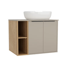 Mueble para Lavamanos Suns, Capri y Fresno Europeo, Incluye Lavamanos Corona en Porcelana Sanitaria