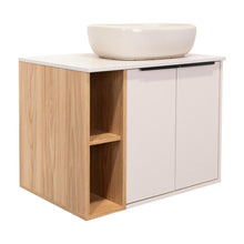 Mueble Para Lavamanos Suns, Capri y Fresno Europeo, Incluye Lavamanos Corona en Porcelana Sanitaria