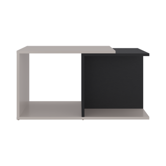 Mesa de Centro Cuera, Capri y Wengue, cuanta con espacio para ubicar objetos decorativos