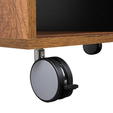 Mesa de Centro Clasic, Cobre y Wengue, con Rodachinas En Nylon Para Su Fácil Desplazamiento