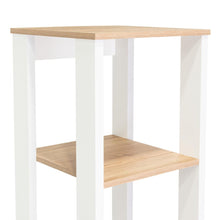 Gabinete de Baño Aqua 1, Blanco Vainilla y Café Claro, Con Variedad De Entrepaños