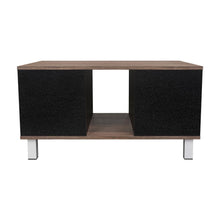 Mesa de Centro Tonny, Avellana y Wengue, con Un Entrepaño Inferior