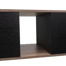 Mesa de Centro Tonny, Avellana y Wengue, con Un Entrepaño Inferior