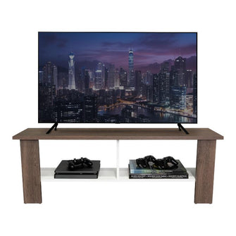 Mesa Para Tv Navi, Milan y Blanco Duqueza, Para Televisor Hasta 55 Pulgadas