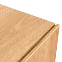 Mesa de Noche Carmi, Fresno Europeo y Blancco Duqueza