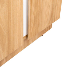 Mesa de Noche Carmi, Fresno Europeo y Blancco Duqueza