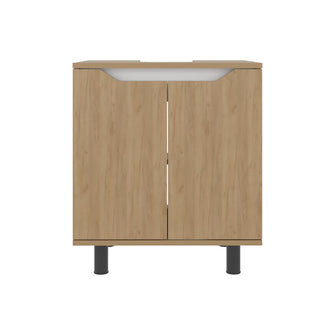 Mueble Para Lavamanos Marlo, Kronos Fresno y Kronos Blanco, No incluye Lavamanos