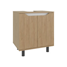 Mueble Para Lavamanos Marlo, Kronos Fresno y Kronos Blanco, No incluye Lavamanos
