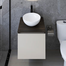 Combo Lavamanos Ganet II, Nogal Europeo y Capri, Incluye Lavamanos en Porcelana Sanitaria y Grifería