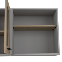 Gabinete Superior Kazan 150, Beige y Gris, con Gran Capacidad de Almacenamiento