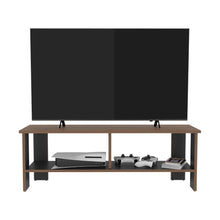 Mesa para TV Navi, Castaño y Wengue, para Televisor hasta 55 Pulgadas