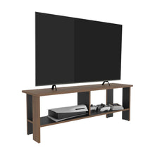 Mesa para TV Navi, Castaño y Wengue, para Televisor hasta 55 Pulgadas