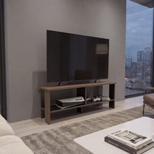 Mesa para TV Navi, Castaño y Wengue, para Televisor hasta 55 Pulgadas