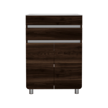 Mueble para Lavamanos Aluvy Talla L, Caoba y Gris, con Gran Capacidad de Almacenamiento 60