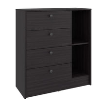 Organizador Havana, Wengue, con superficie para ubicar objetos decorativos ZF
