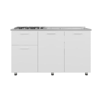 Gabinete Inferior Creta, Blanco Duqueza , Incluye Meson Zocoda Izquierdo ZF