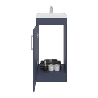 Mueble para Lavamanos Oporto, Kronos Azul, con Una Puerta Abatible