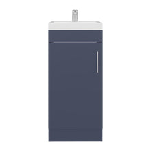 Mueble para Lavamanos Oporto, Kronos Azul, con Una Puerta Abatible