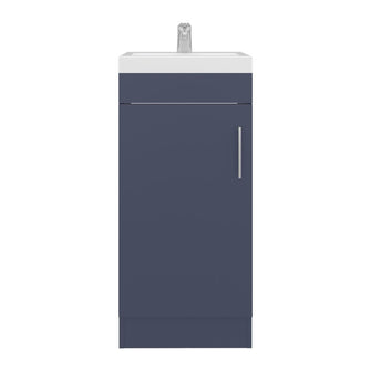 Mueble para Lavamanos Oporto, Kronos Azul, con Una Puerta Abatible