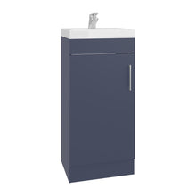 Mueble para Lavamanos Oporto, Kronos Azul, con Una Puerta Abatible