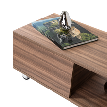 Mesa de Centro Toren, Avellana, con un Entrepaño ZF
