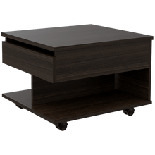 Mesa de Centro Salento, Caoba, con Un Cajón Interno Multiusos