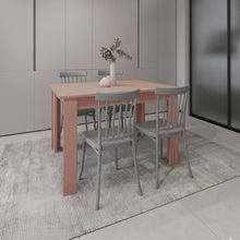 Combo Hogare, Incluye comedor y 4 Sillas Con espaldar Color Gris Oscuro