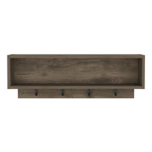 Estante Superior Auxiliar Manhattan, Nogal, con un entrepaño