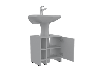 Combo para Baño Morgana, Incluye Gabinete y Mueble Lavamanos