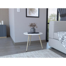 Mesa Auxiliar Toledo, Blanco, estilo nordico