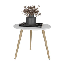 Mesa Auxiliar Toledo, Blanco, estilo nordico