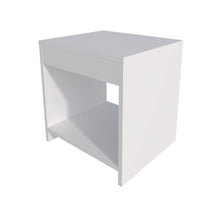 Mesa de Noche Crotam, Blanco, con diseño moderno ZF