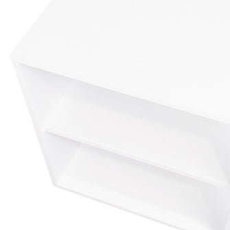 Mesa Auxiliar Graden, Blanco, con diseño minimalista