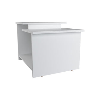 Mesa de Centro Wema Eco, Blanco, con diseño moderno ZF