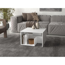 Mesa Auxiliar Evert, Blanco Duqueza con Diseño Moderno y Espacio para Ubicar Objetos