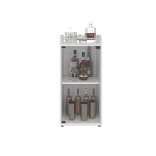 MiniBar Theba, Blanco Duqueza, con espacio para botellas de vino y copas ZF