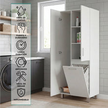 Mueble de Aseo Iris, Blanco Duqueza, con espacio para ubicar objetos de aseo ZF