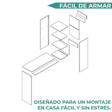 Mesa Para Planchar Plegable a la Pared Vesper, Blanco, con Amplia Superficie Baja Para Almacenamiento ZF
