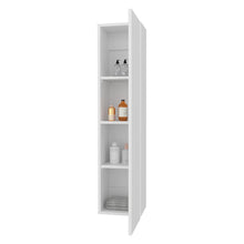 Alacena de Pared Mediana, Blanco, para implementos de aseo minimalista