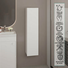 Alacena de Pared Mediana, Blanco, para implementos de aseo minimalista