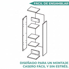 Alacena de Pared Pequeño Minimalista, Blanco, sin puertas, para implementos de aseo ZF
