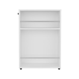 Gabinete de Baño Wiley, Kronos Blanco, con un entrepaño y espacio para ubicar objetos decorativos ZF