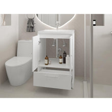 Mueble Para Lavamanos Madison, Blanco Duqueza, Incluye Lavamanos Praia 60 ZF