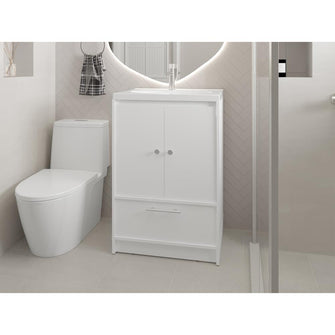 Mueble Para Lavamanos Madison, Blanco Duqueza, Incluye Lavamanos Praia 60 ZF