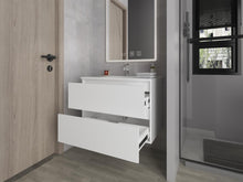 Mueble Para Lavamanos Opalo, Blanco Duqueza, Incluye Lavamanos Praia 80 ZF