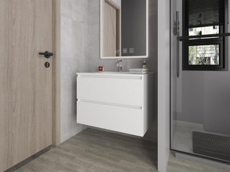Mueble Para Lavamanos Opalo, Blanco Duqueza, Incluye Lavamanos Praia 80 ZF
