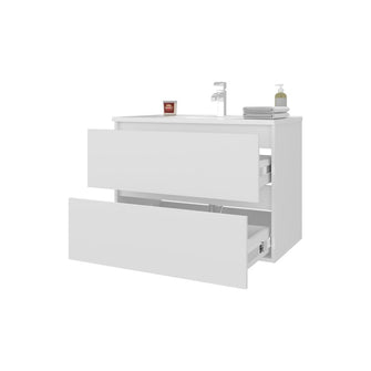 Mueble Para Lavamanos Opalo, Blanco Duqueza, Incluye Lavamanos Praia 80 ZF
