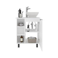 Mueble Para Lavamanos Alegra, Blanco Duqueza, Incluye Lavamanos Vessel Sabina ZF